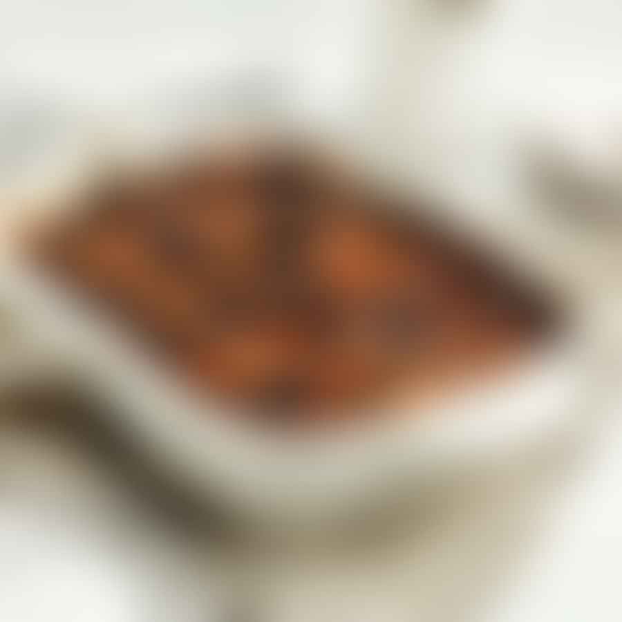 Vegan bread pudding with fruits and nuts