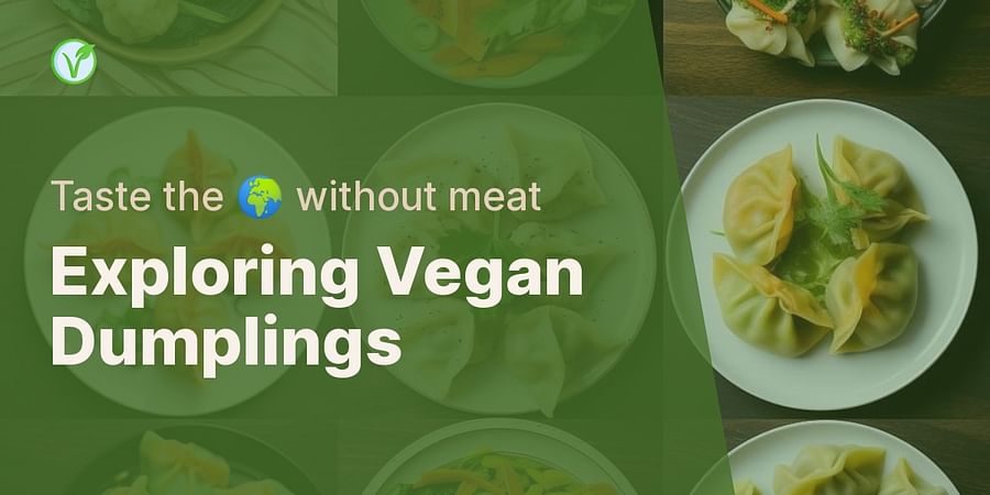 Exploring Vegan Dumplings - Taste the π without meat